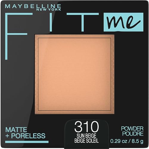 Buy now Maybelline Fit Me Matte + Poreless Pressed Face Powder Makeup & Setting Powder, Sun Beige, 1 Count at indiglob india