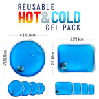 Buy now Reusable Heat Packs, Set of 8 - Gel Hand Warmer with Snap to Heat Metal Disc Technology for One Click Heating - Instant to Go Pocket Hand Warmer with Gift Packaging at indiglob india