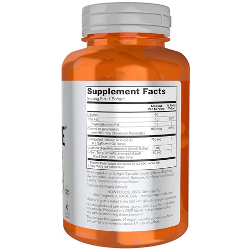 Buy now NOW Foods Sports Nutrition, CLA Extremeâ„¢ (Conjugated Linoleic Acid) With Guarana & Green Tea, 90 Softgels at indiglob india