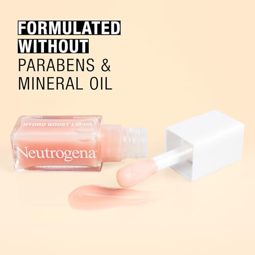 Buy now Neutrogena Hydro Boost Lip Hydration Kit with Light Pink Tinted Lip Oil and Clear Overnight Lip Sleeping Mask, Both with Hyaluronic Acid Designed to Nourish & Hydrate Day & Night, 2 items at indiglob india