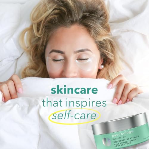 Buy now Patchology Rejuvenating Under Eye Gels - Hydrating Eye Mask w/Caffeine, Hydrolyzed Collagen & Centella Asiatica- Under Eye Patches For Dark Circles - Minimize Puffiness & Wrinkle Reducer - 30 Pairs at indiglob india