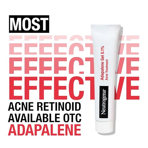 Buy now Neutrogena 0.1% Adapalene Gel Acne Treatment, Topical for Acne, Adapalene Medication for Blemishes, Once Daily Topical Retinoid to Prevent Breakouts, Oil & Fragrance-Free, 1.6 oz at indiglob india