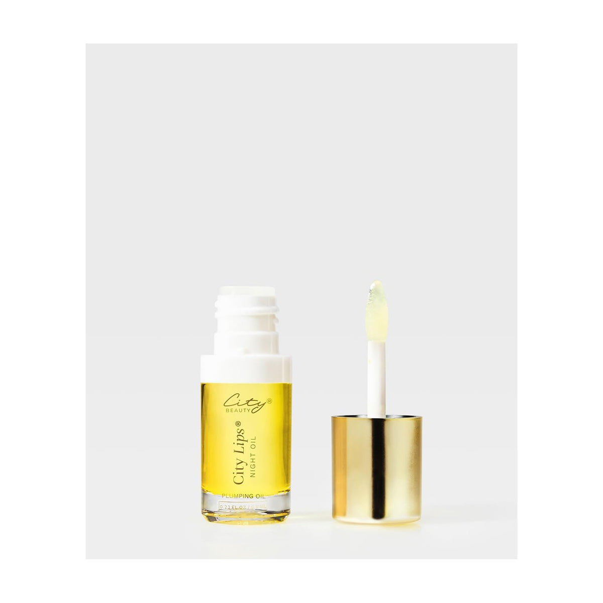 City Beauty City Lips Night Oil, Overnight Lip Plumping Oil 0.23 Fl Oz