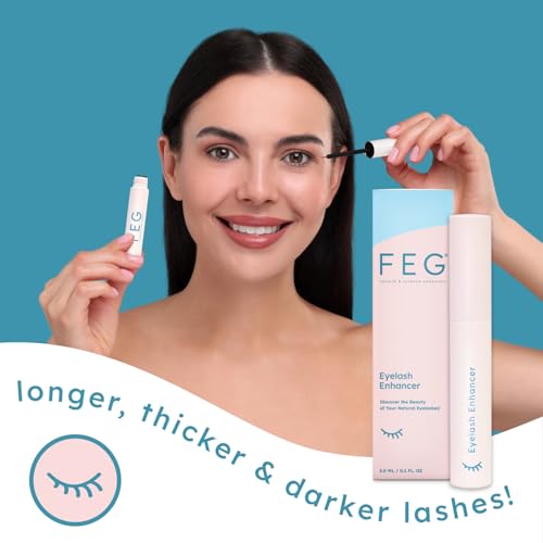 Buy now FEG Eyelash Rapid Eye Lash Growth Serum | For Lash and Brow | Creates Longer & Darker Eyelashes | Eyelash Enhancing Serum to Help Lengthen, Thicken and Darken Your Eyelashes | Single Pack at indiglob india