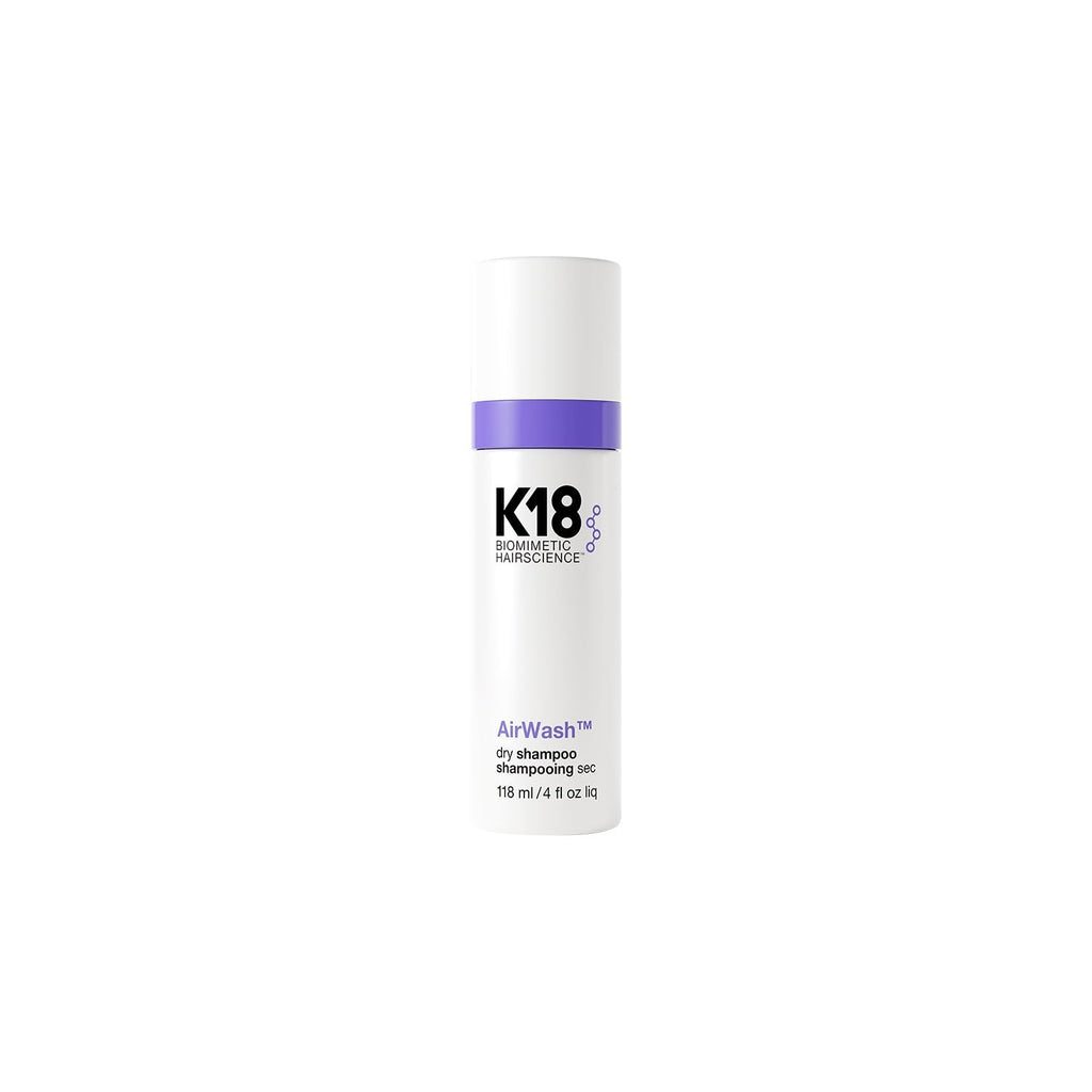 K18 AirWash™ Dry Shampoo, Non-Aerosol, Balances Scalp & Controls Excess Oil Production