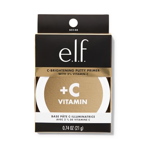 Buy now e.l.f. C-Brightening Putty Primer, Makeup Primer For Brightening & Evening Out Skin Tone, Enriched With Vitamin C, Universal Sheer (Packaging May Vary) at indiglob india