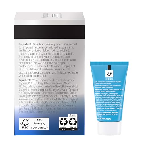 Buy now Neutrogena Rapid Wrinkle Repair Retinol Pro+ Night Cream Face Moisturizer, Anti-Aging Face Cream, 1.7 oz + Trial Size Hydro Boost Facial Cleanser, 0.5 fl. oz at indiglob india