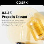 Buy now COSRX Propolis Ampoule, Glow Boosting Serum for Face with 73.5% Propolis Extract, 1.01fl.oz/30ml, Hydrating Essence for Sensitive Skin, Fine Lines, Uneven Skintone, Korean Skincare at indiglob india