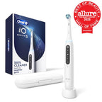 Buy now Oral-B iO Series 5 Rechargeable Electric Toothbrush with Visible Pressure Sensor to Protect Gums, 2 Minute Timer, 5 Cleaning Settings, 1 Replacement Toothbrush Heads, and Travel Case, White at indiglob india