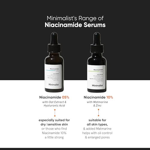 Buy now Minimalist Niacinamide 10% Face Serum for Acne Control & Oil Balancing with Zinc | Pore Minimizer for Face | Clears Acne Marks & Blemishes for Even Skin Tone | For Women & Men | 1 Fl Oz / 30 ml at indiglob india