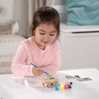 Buy now Melissa & Doug Created by Me! Paint & Decorate Your Own Wooden Vehicles Craft Kit For Kids 2 Pack – Monster Truck, Train at indiglob india