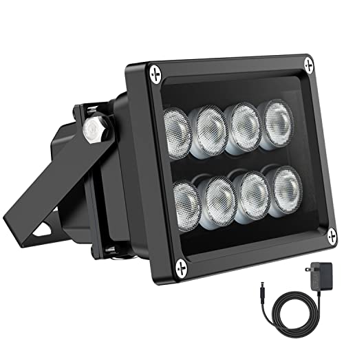Buy now Univivi IR Illuminator 90 Degree Wide Angle 8-LEDs IR Infrared Light 850nm Infrared Illuminator for Night Vision IP67 Waterproof Outdoor for Security Cameras at indiglob india