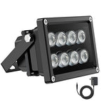 Buy now Univivi IR Illuminator 90 Degree Wide Angle 8-LEDs IR Infrared Light 850nm Infrared Illuminator for Night Vision IP67 Waterproof Outdoor for Security Cameras at indiglob india