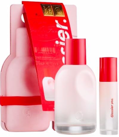 Buy now Glossier You Limited Edition Two of You Eau de Parfum Holiday Gift Set - Full Size Spray (1.7oz / 50ml) and Travel Size Rollerball (0.27oz / 8ml) at indiglob india