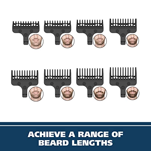 Buy now Wahl Aqua Blade?? Rechargeable Wet/Dry Lithium-Ion Deluxe Beard Trimmer for Men - Interchangeable Heads for Detailing, Hair, Mustache and Body Grooming - Model 9899-100 at indiglob india