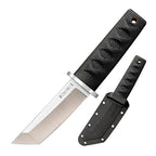 Buy now Cold Steel Kyoto 3.25" Durable Compact 8Cr13MoV Stainless Steel Fixed Blade Tanto Outdoor Hunting Utility Knife, 3 3/8" Textured Kray-Ex Handle, Sheath Included at indiglob india