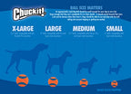 Buy now Chuckit! The Whistler Ball Dog Toy, Small (2 Inch Diameter) for Dogs 0-20 lbs, Pack of 2 at indiglob india