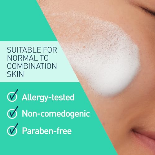 Buy now CeraVe Balancing Air Foam Face Wash, Foaming Facial Cleanser For Combination Skin, 8HR Oil Control + 24HR Hydration, Fragrance-Free & Non-Comedogenic, With Glycolysine™ & 3 Essential Ceramides, 8oz at indiglob india