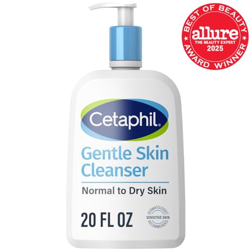 Buy now Cetaphil Face Wash, Hydrating Gentle Skin Cleanser for Dry to Normal Sensitive Skin, 16 oz + Travel Size Moisturizing Lotion 2 oz at indiglob india