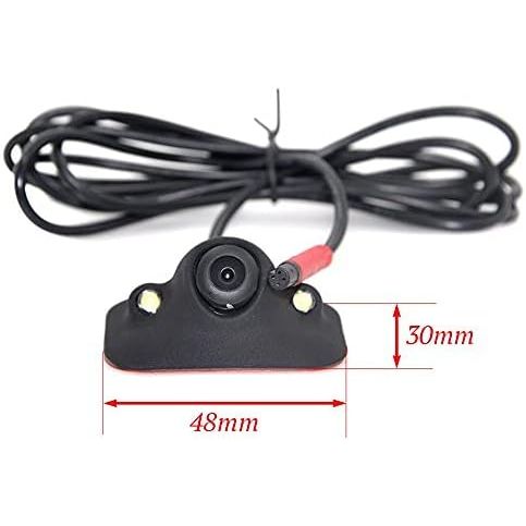 Buy now Auto Wayfeng WF® HD CCD Night Vision 360 Degree Car Front Camera Front View Side Reversing Backup Camera 2 LED at indiglob india