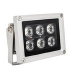 Buy now Infrared Illuminator, 850nm 6 LEDs 130 Feet 60 Degree Wide Angle IR Illuminator for Night Vision,Waterproof LED Infrared Light for CCTV Camera, Security Camera, No Power Adapter at indiglob india