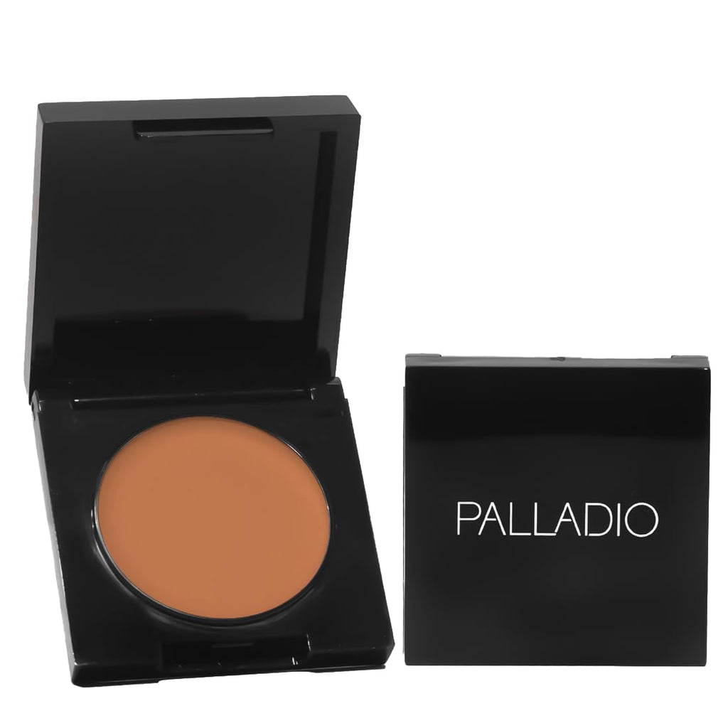 Palladio Under Eye Brightener, Conceal, Brightens, Reduces Appearance of Dark Circles, With Caffeine Peptides & Vitamin E, Tired Skin Color Correcting Brightener & Primer, Light to Medium (Soft Pink)
