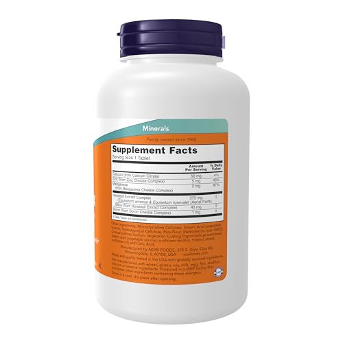 Buy now NOW Foods Supplements, Silica Complex with Horsetail Extract, Supports Hair, Skin and Nail Health*, Structural Support*, 180 Tablets at indiglob india
