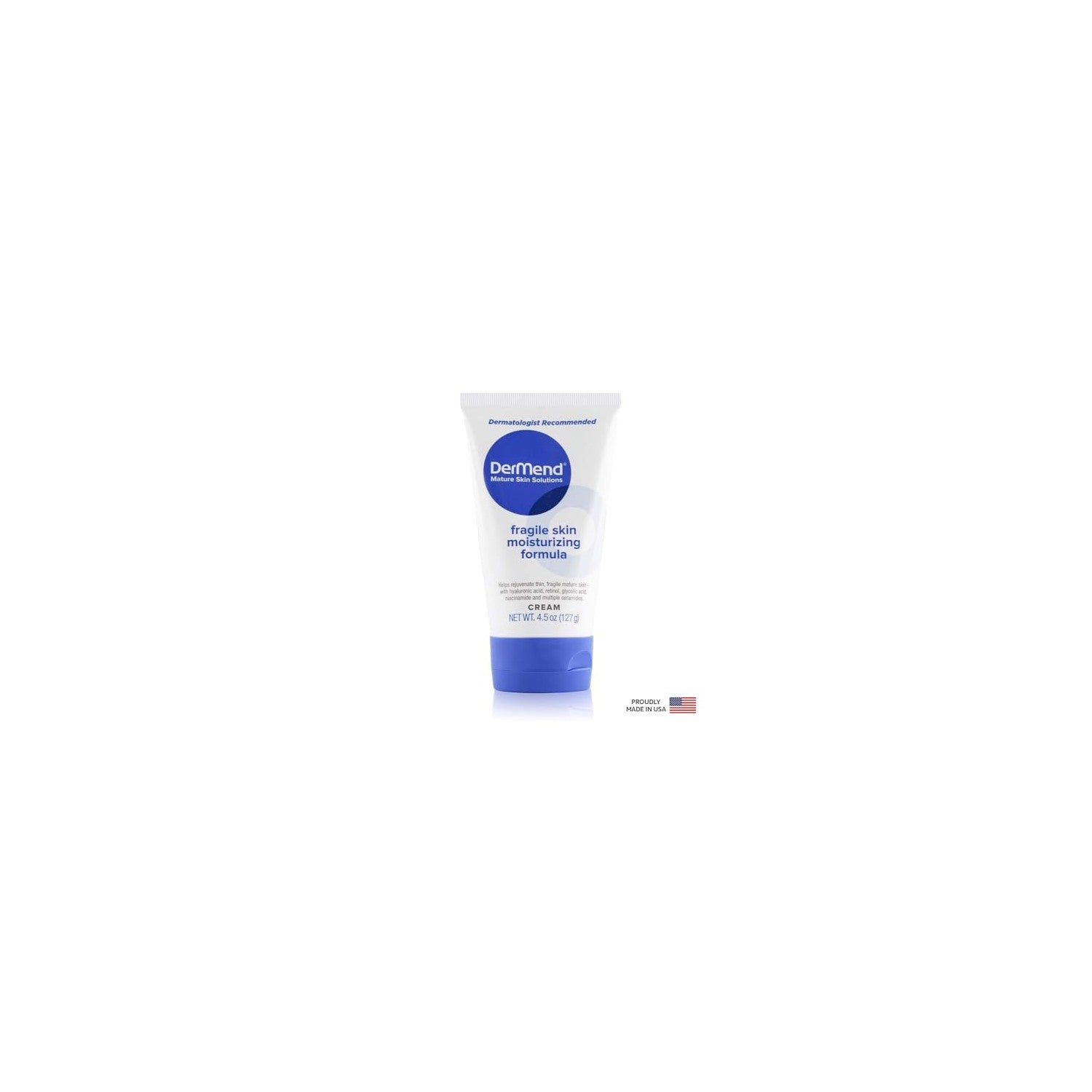 Buy now Dermend Specialized Fragile Skin Moisturizing Cream: Formula to Restore & Rejuvenate - Daily Anti Wrinkle Cream for Firming & Strengthening Thin, Aging Skin - 4.5 Oz Tube at indiglob india