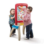 Buy now Step2 All Around Easel for Two, Kids Activity Table, Double-Sided Art Board, Made of Durable Plastic, Includes 94-Piece Soft Foam Magnets, For Toddlers 3+ Years Old at indiglob india