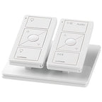 Buy now Lutron Pico Remote for Audio, Works with Sonos (Caseta Smart Hub Required), Raise/Lower Volume, Pause and Skip Tracks, For Table Top or Wallmount Use, PJ2-3BRL-GWH-A02, White at indiglob india