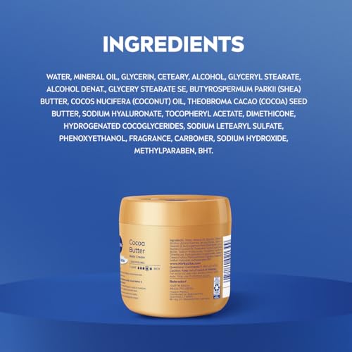 Buy now NIVEA Cocoa Butter Body Cream with Deep Nourishing Serum, Cocoa Butter Cream for Dry Skin, 16 Ounce Jar at indiglob india