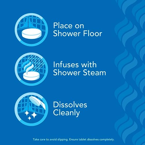 Buy now Vicks, VapoShower Plus, Shower Steamers, Eucalyptus Shower Steamer & Menthol Scent, Clean Dissolving Vapor Shower Tablets, Aromatherapy Shower Steamer & Shower Bombs, 12 count at indiglob india