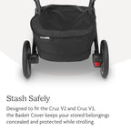 Buy now UPPAbaby Basket Cover for Cruz V2 and V3 Strollers - Protects and Conceals Belongings - Easy Attachment and Access - Water-Resistant Material at indiglob india