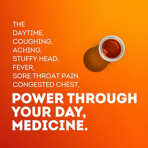 Buy now Vicks DayQuil Severe Cold & Flu Liquid Medicine, Daytime Relief for Headache, Fever, Sore Throat, Minor Aches & Pains, Chest Congestion, Stuffy Nose, Nasal Congestion, Sinus Pressure, & Cough, 2x12oz at indiglob india