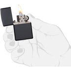 Buy now Zippo 218 Classic Black Matte Pocket Lighter at indiglob india