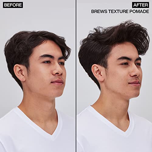 Buy now Redken Brews Texture Pomade For Men For All Hair Types - Maximum Strong Hold, Natural Matte and Low Shine Finish With No Crunch Styling and Sculpting at indiglob india