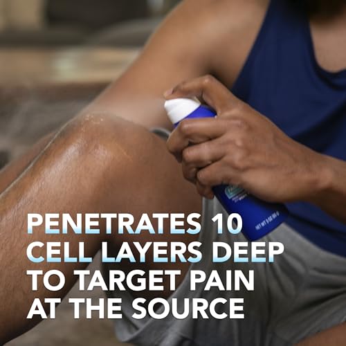 Buy now Vicks VapoFreeze Menthol Pain Relieving Spray 3oz, for Muscles & Joint Pain Associated with Arthritis, Simple Backaches, Strains, Sprains, Bruises, Vicks Vapors, Penetrating Formula at indiglob india