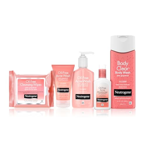 Buy now Neutrogena Oil Free Acne Moisturizer, .5% Salicylic Acid Acne Treatment, Pink Grapefruit Face Lotion for Breakouts, Non-Greasy & Non-Comedogenic, 4 fl. oz at indiglob india