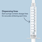 Buy now AuraGlow Teeth Whitening Gel Syringe Refill Pack, 44% Carbamide Peroxide, (3X) 5ml Syringes, 30 Treatments at indiglob india