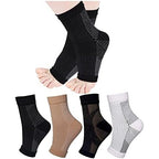 Buy now Socks for Women & Men Neuropathy, Plantar Fasciitis Compression Socks, Foot Sleeve for Arch & Heel Pain Relief (4Pair,M) Medium 4pair at indiglob india