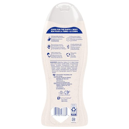 Buy now Softsoap Body Wash Exfoliating Scrub, Coconut Butter Scent, 20 oz Bottle at indiglob india