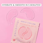 Buy now Patchology Serve Chilled RosÃ© Hydrating Under Eye Patches â€“ Hyaluronic Acid & Antioxidant-Infused Eye Masks to Reduce Dark Circles, Puffiness & Fine Lines - Ideal Skincare Essentials (5 Pairs) at indiglob india