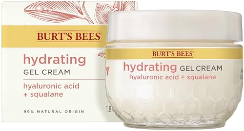 Buy now Burt's Bees Truly Glowing Replenishing Gel Cream, Moisturizer with Hydrate and Glow Complex for Normal and Combination Skin, 1.8 Fluid Ounces (Packaging May Vary) at indiglob india