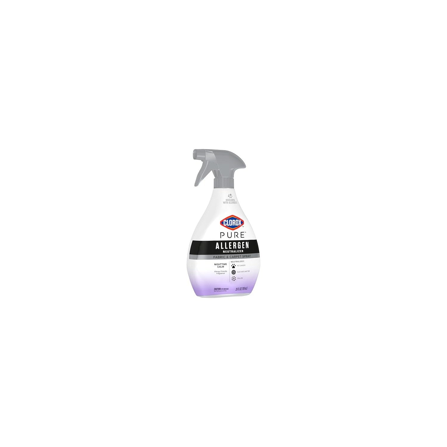 Buy now Clorox PURE Allergen Neutralizer Fabric and Carpet Spray, Nighttime Calm, 26 Fluid Ounces at indiglob india