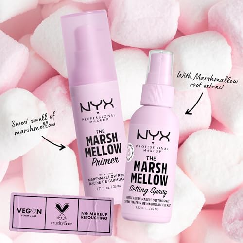 Buy now NYX PROFESSIONAL MAKEUP Marshmellow Smoothing Primer, Vegan Face Primer, 10-In-1 Skin Benefits at indiglob india