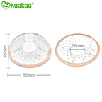 Buy now haakaa Breast Milk Collector Breast Shells Breast Milk Catcher Milk Savers Nipple Shells for Breastfeeding, Reusable & Easy to be Placed Under Bras, 2 Pack at indiglob india