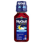 Buy now Vicks NyQuil Children's, Nighttime Cold & Cough Multi-Symptom Relief, Relieves Sneezing, Runny Nose, Cough, Berry Flavor, 8 Fl Oz at indiglob india