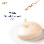 Dove Serum Bar | with Sandalwood Oil | Sandal Glow | 375g (125g x 3)