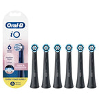 Buy now Oral-B iO Gum & Sensitive Replacement Heads, Electric Toothbrush Brush Heads, Black, 6 Count at indiglob india