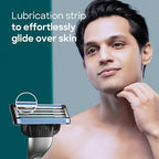 Buy now MACH 3 - Handle w/1 Cartridge & Turbo REFILLABLE Razor at indiglob india